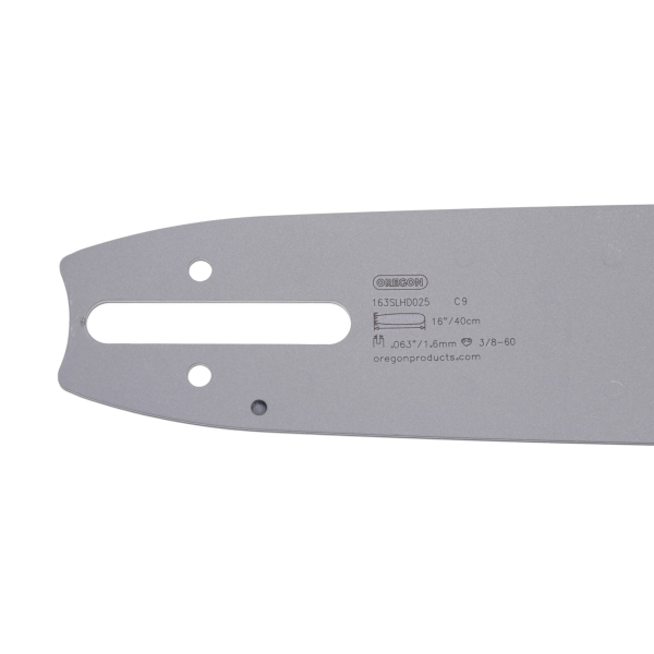 Oregon Führungsschiene 163SLHD025 16" (40 cm) 3/8" .063" (1,6 mm) + 2 x HS PARTS Sägekette 60 Glieder Vierkantzahn