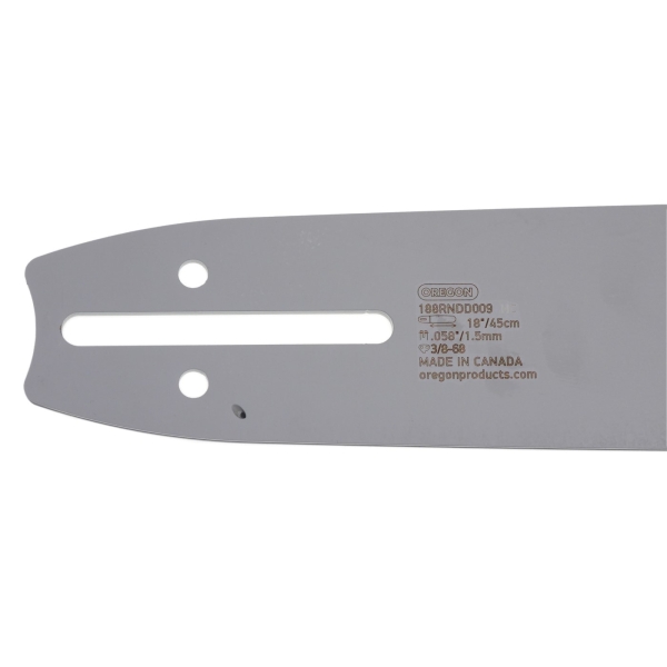 Oregon Führungsschiene 188RNDD009 18" (45 cm) 3/8" .058" (1,5 mm) + 2 x HS PARTS Sägekette 68 Glieder Vierkantzahn