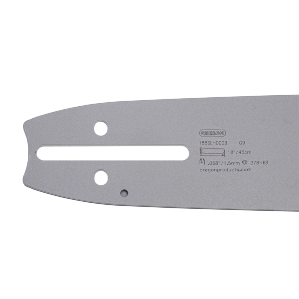 Oregon Führungsschiene 188SLHD009 18" (45 cm) 3/8" .058" (1,5 mm) + 2 x HS PARTS Sägekette 68 Glieder Vierkantzahn