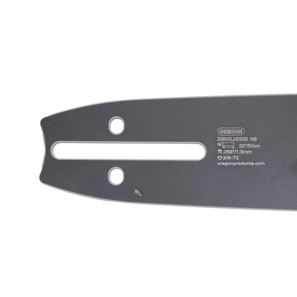 Oregon Führungsschiene 208VXLHD009 20" (50 cm) 3/8" .058" (1,5 mm) + 2 x HS PARTS Sägekette 72 Glieder Vierkantzahn