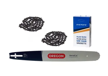 Oregon Führungsschiene 208VXLHK095 20" (50 cm) 3/8" .058" (1,5 mm) + 2 x HS PARTS Sägekette 72 Glieder für Husqvarna 36 45 55 136 154 254 257 262 345 346 357 435 445 460 Jonsered 2054 2152 2155 CS2149W Dolmar 109 111 112 116 Oleomac 938