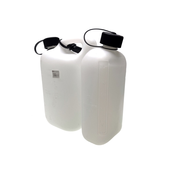 Oregon Kombi-Kanister für Kraftstoff und Kettenöl Weiß, 5L + 3L