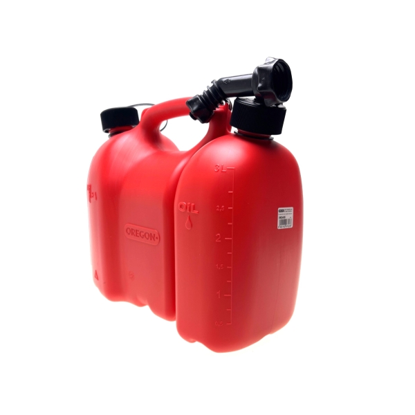 Oregon Kombikanister 6L/ 3L rot mit Ausgießer (562405)