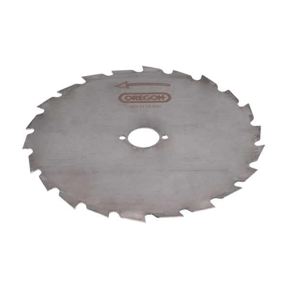 Oregon Maxi Stahl Universalmesser 22 Zähne Größe 200 mm x 1,5 mm für Freischneider und Trimmer Stihl Husqvarna Partner Jonsered Oleomac Dolmar Makita Honda