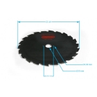 Oregon Maxi Steel Universalmesser, 24 Zähne, Größe 225 mm x 1,8 mm, Bohrung 20 mm, für Stihl Freischneider und Trimmer