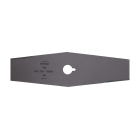 Oregon Mulchmesser 2 Zähne Größe 300 mm x 20 mm x 3,0 mm für Motorsensen und Motortrimmer