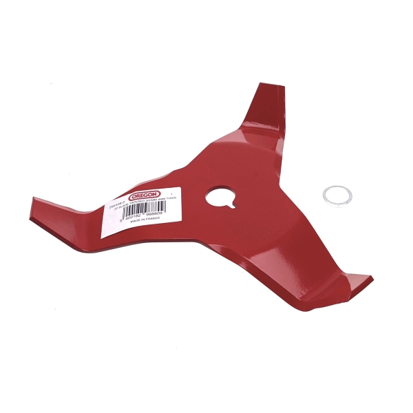 Oregon Stahl Universal Mähmesser 3 Zähne 300 mm x 4,0 mm für Freischneider und Motortrimmer Stihl Husqvarna Partner Jonsered Oleomac Dolmar Makita Honda