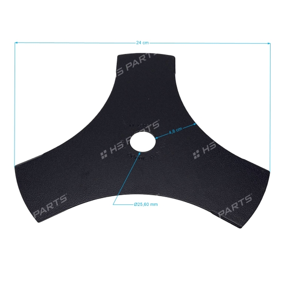 Oregon Stahlmesser universal 3 Zähne 255 mm x 1,8 mm für Motorsensen und Motortrimmer Stihl Husqvarna Partner Jonsered Oleomac Dolmar Makita Honda