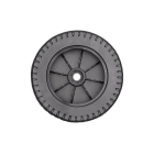 Oregon Universal Kunststoffrad 175 mm für Rasenmäher mit Reduzierung auf Innendurchmesser 8,2 mm 10,2 mm 12,2 mm 12,7 mm