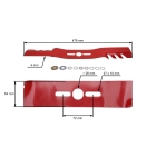 Oregon Universal-Schalldämpfermesser mit Reduzierpad für Rasenmäher 47,6 cm