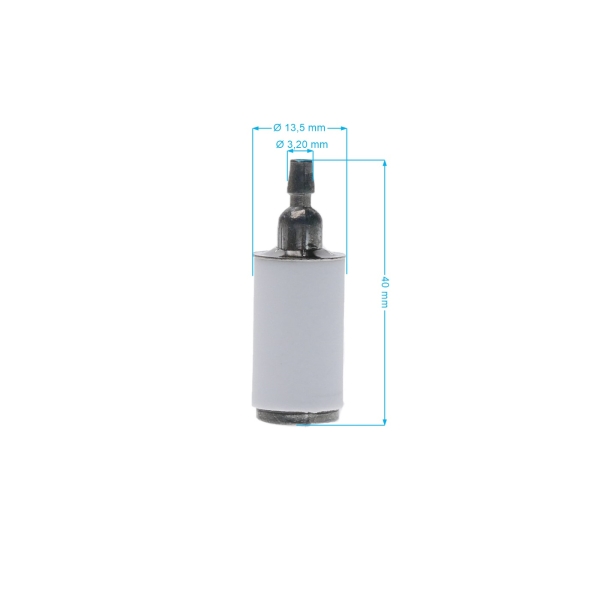 Porex-Kraftstofffilter für Kettensägen, Motorsensen und andere Zweitakt-Gartengeräte (OEM 577167201)