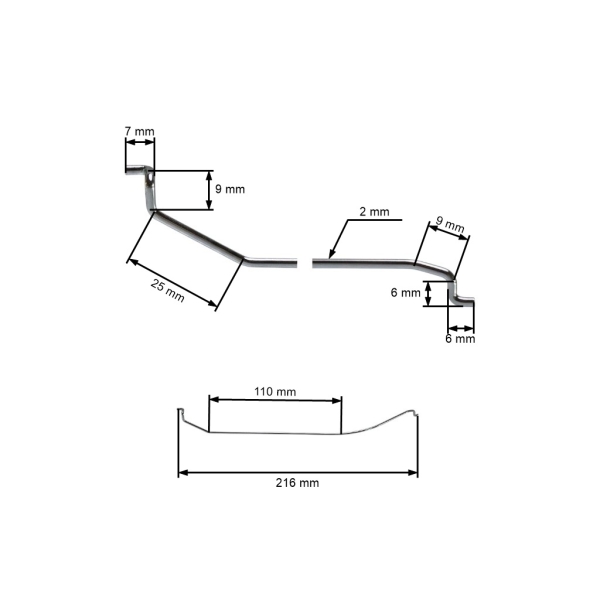 Reglerstange Zongshen XP620 Power 17,6 PS (OEM 100007961)