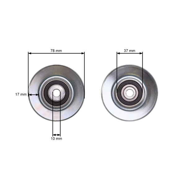 Riemenscheibe für Gartentraktor MTD Columbia Gutbrod Bolens Wolf Garten (OEM 756-0236 756-05234)