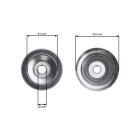 Riemenscheibe für Gartentraktor MTD (OEM 756-0488 753-0635 956-0448 953-0635)