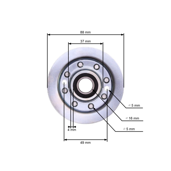 Riemenscheibe für Gartentraktoren Castel Garden Stiga Honda AL-KO Husqvarna Solo (OEM 531005562 80256-Y09-003 G25601555E0 BCG2560155)