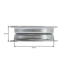 Riemenscheibe für Gartentraktoren Castel Garden Stiga (OEM 125601588/0 25601576/0 1134-6516-01)