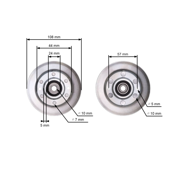 Riemenscheibe für Gartentraktoren Husqvarna Partner Jonsered McCulloch Poulan Craftsman AYP (OEM 532146763 593787801 532173902 146763)