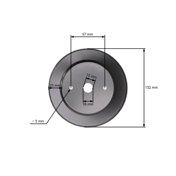 Riemenscheibe für Gartentraktoren Husqvarna Partner Jonsered McCulloch Poulan Murray Craftsman Weed Eater (OEM 532173436 532177865 129861 153535 173436)