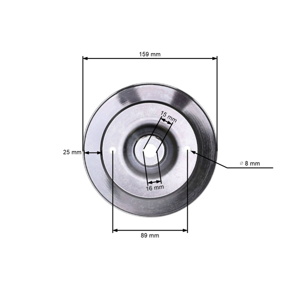 Riemenscheibe für Gartentraktoren Husqvarna Partner Jonsered McCulloch Poulan (OEM 532443239)