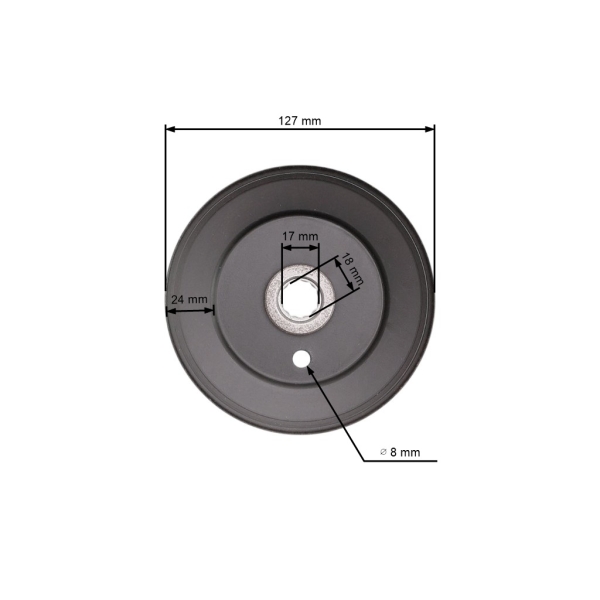 Riemenscheibe für Gartentraktoren MTD Gutbrod Lawnflite Yardman Golf Fleurelle Mastercut White Greencut Cub Cadet Bolens Efco (OEM 756-0969 956-0969)
