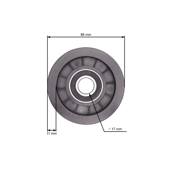 Riemenscheibe für Gartentraktoren Stiga Castel Garden John Deere Murray Honda Husqvarna Cooper (OEM 25601554/0 690409MA 1136-0289-01)
