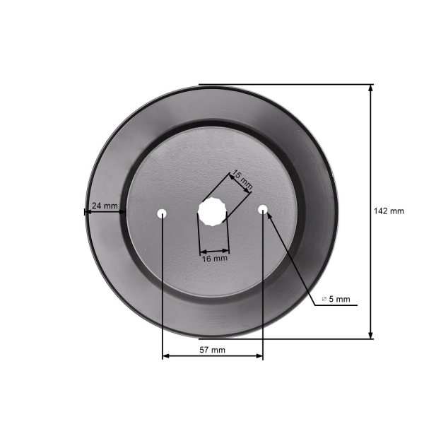 Riemenscheibe für Husqvarna Garden Jonsered McCulloch Poulan Craftsman Weed Eater AYP (OEM 532198145 198145)