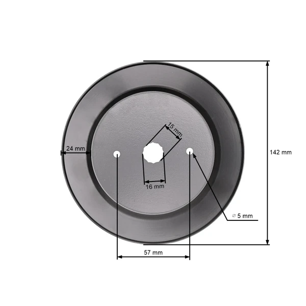 Riemenscheibe für Husqvarna Garden Jonsered McCulloch Poulan Craftsman Weed Eater AYP (OEM 532198145 198145)