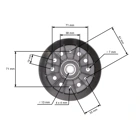 Riemenscheibe für Murray Snapper Gartentraktor (OEM 774089 774089MA 91801 91801MA M774089 M91801)