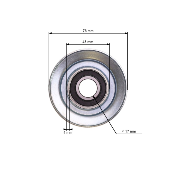 Riemenscheibe für Seco Snapper Gartentraktoren (OEM V3000-3316)