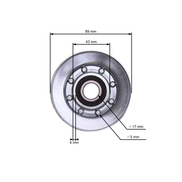 Riemenscheibe für Seco Snapper Gartentraktoren (OEM V3500-3712)