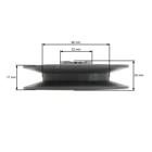 Riemenscheibe für Stiga Garden Scoop Gartentraktoren (OEM 1134-9027-02 1134-9027-01 1134-2989-02 1134-2989-01 1134-0702-02 1134-1794-01)