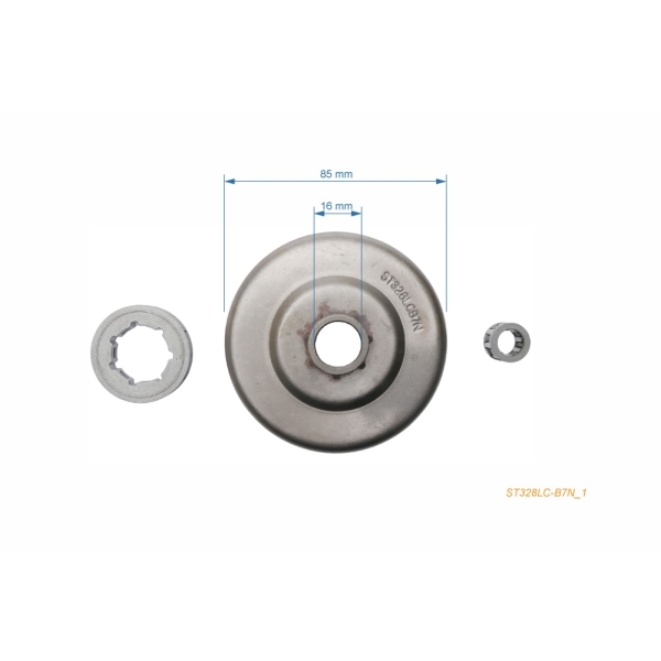 Ringkettenrad 0.404" 7 Zähne für Stihl 064 066 MS640 MS650 MS660 Kettensägen (11220071002)