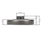 Ringkettenrad 3/8" 7 Zähne für Kettensägen Echo CS301 CS302 CS305 CS315 CS330 CS351 CS360 (OEM 17500511530)