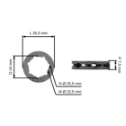 Ringkettenrad 3/8" 7 Zähne für Kettensägen Husqvarna 281 281XP 288 288XP 394 394XP 395 395XP Jonsered 2095 (OEM 503625903 503625901)