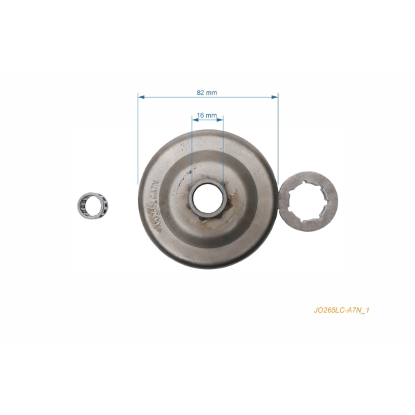 Ringkettenrad 3/8" 7 Zähne für Kettensägen Husqvarna 362 365 365X-TORQ 371XP 372XP 575XP Jonsered 2071W 2163 2165 2171 CS2163 CS2165 CS2166 (OEM 503932471)