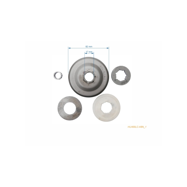 Ringkettenrad 3/8" 8 Zähne für Kettensägen Husqvarna 162SE 162SG 266 268 272XP 61 66 Jonsered 625 630 630 Super 630 Westcoast 670 (OEM 501674101)