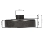 Ringkettenrad 3/8" 8 Zähne für Kettensägen Stihl 050 051 075 076 (OEM 11116402026)
