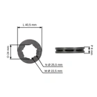 Ringkettenrad 3/8" 8 Zähne für Kettensägen Stihl 050 051 075 076 (OEM 11116402026)