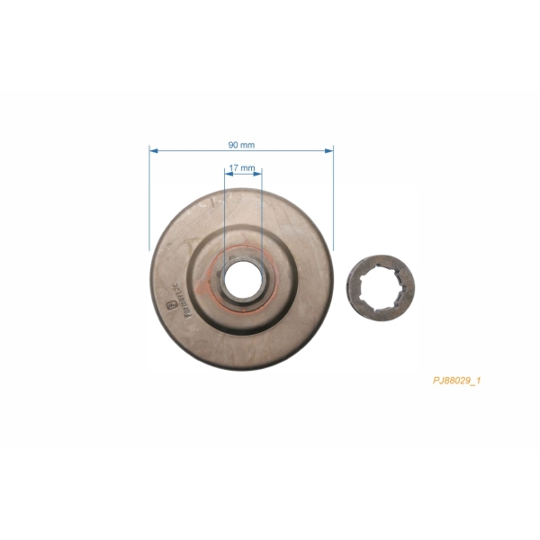 Ringkettenrad 3/8" 8 Zähne für Kettensägen Stihl 084 088 MS780 MS880 (OEM 11240071025)