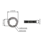 Ringkettenrad .325" 7 Zähne für Kettensägen OLEO-MAC Oleomac Olympyk 938 941 942 944 945 946 947 950 951 952 956 John Deere CS46 CS52