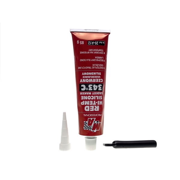 Rote Silikondichtmasse +343°C 85g für Stihl 017 018 MS180 MS181 MS250 MS280 Husqvarna 136 137 141 435 Partner 351 371 391 420