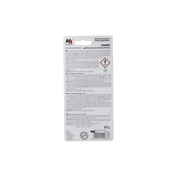 Rote Silikondichtmasse +343°C 85g für Stihl 017 018 MS180 MS181 MS250 MS280 Husqvarna 136 137 141 435 Partner 351 371 391 420