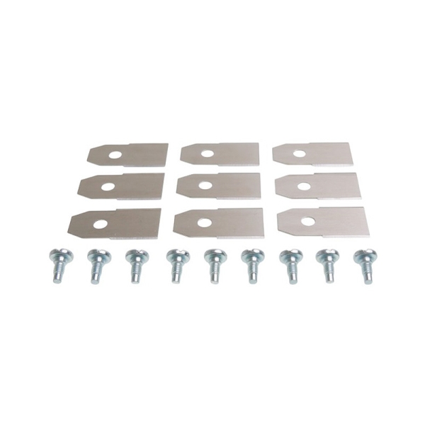 Satz 9-tlg. Schneidmesser 3,5 cm (1,4") für Husqvarna McCulloch Flymo Gardena Mähroboter (OEM 577864603 535138702 535138703 577864401 577864402)