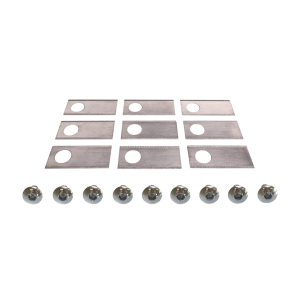 Satz 9-tlg. Schneidmesser 3,9 cm (1,5") für Mähroboter Honda Miimo 310 Miimo 520 Miimo HRM 500 HRM Miimo 3000 (OEM 06511VP7310 72511-VP7-030)