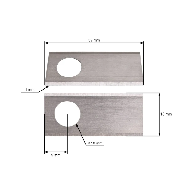 Satz 9-tlg. Schneidmesser 3,9 cm (1,5") für Mähroboter Honda Miimo 310 Miimo 520 Miimo HRM 500 HRM Miimo 3000 (OEM 06511VP7310 72511-VP7-030)