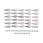 Satz von 30 Stk. Anzahl Schneidmesser 4,9 cm (2") für Mähroboter Bosch Indego 350 Indego 350 Connect Indego 1100 Connect (OEM F016800321)