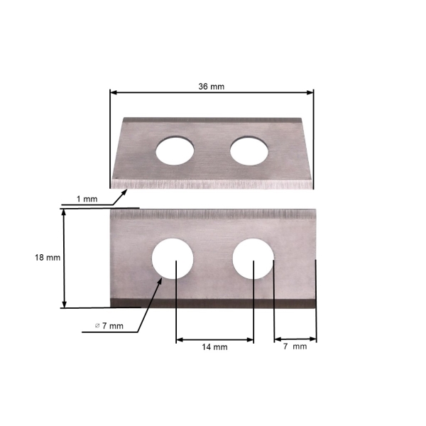 Satz von 30 Stk. Schneidmesser 3,6 cm (1,4") für Mähroboter Worx Nac Tytan Nac RLM1500 RLM1500-NG RLM1500 G2-NG
