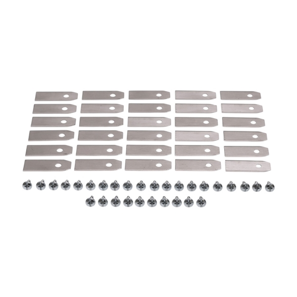 Satz von 30 Stk. Schnittmesser 4,3 cm (1,7") für Husqvarna McCulloch Flymo Gardena Mähroboter (OEM 577864603 535138702 535138703 577864401 577864402)