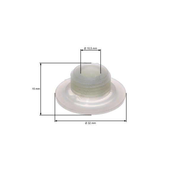 Schnecke für Ölpumpe für chinesische Kettensägen und Sägen für den Hobbymarkt Modell 3800