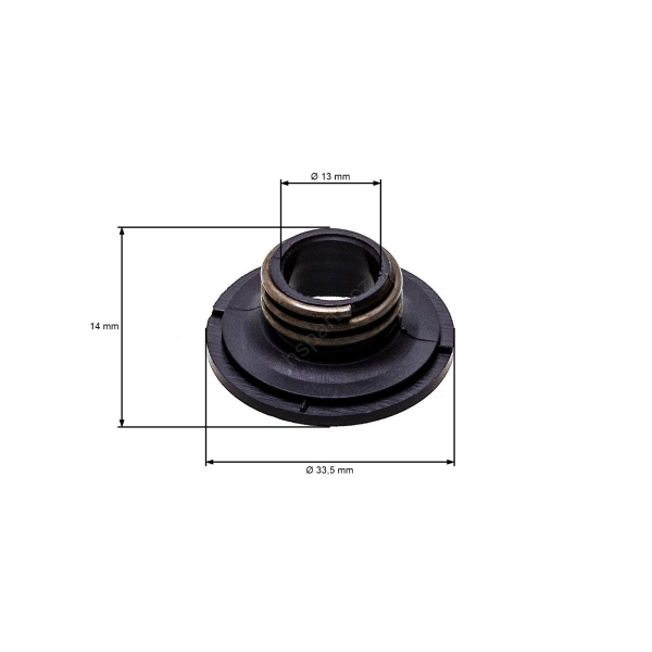 Schnecke für Ölpumpe für Kettensägen Husqvarna 340 345 350 445 450 Jonsered 2141 2145 2150 CS2141 CS2145 C2150 (OEM 503931801)